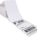 L LIKED 4x6 Direct Thermal Labels, 500pcs Perforated Fanfold, Compatible Zebra & Rollo Printers