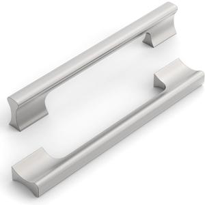 10 Pack 6.3 Inch(160mm) Kitchen Cabinet Handles Brushed Satin Nickel Cabinet Pulls Kitchen Cabinet Hardware Drawer Pulls for Cupboard Wardrobe