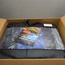 Car Seat Cover Custom Fit for Dodge Ram 1500 2500 3500 2002-2025 Faux Leather Seat Cover Set Compatible with Crew Quad Regular Cab Pickup Truck Cushions (Black & Blue, Full Set, Curved Rear)