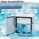 Forested 2026 GLX-CTL-RITE Control Unit Replacement | For hayward AQR Goldline Aqua Rite, Compatible with T-Cell-3/5/9/15 Salt Chlorine Generator, 110/240V Salt System Controller