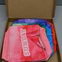 Paterr 7 Pcs Packing Cubes for Travel Kids Days of Week Compression Packing Cubes Colorful Luggage Organizers Suitcase Camp(Gradient) (9 x 7 x 3 Inch)