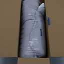 DONAMA Cervical Pillow for Neck and Shoulder,Contour Memory Foam Pillow,Ergonomic Neck Support Pillow for Side Back Stomach Sleepers with Pillowcase (Queen Size 24.8"Lx14.96"Wx5.51"H, Light Grey)