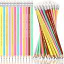 Fumete 72 Pcs Inspirational Pencils for Students Bulk Pre Sharpened Pencils Assorted Pastel Classroom Motivational Quote with Eraser #2 HB Class Valentines Day Gifts from Teacher First Day of School