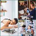 Tattoo Tray Hair Stylist Salon Trolley Cart with Wheels Salon Rolling Tray