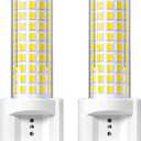 DoRight G12 LED Bulb 15 Watt G12 LED Corn Light Bulb Daylight 6000K, G12 Bi-Pin Base LED Bulbs Replacement for 150W G12 T6 Metal Halide Bulbs Halogen Bulb AC 85-265V for Home Warehouse, Pack of 2