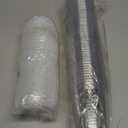 Baderke 50 Sets 16oz Disposable Crystal Clear Plastic Cups With Lids, Round Bottom Iced Coffee Cups With Lid for Smoothie, Cold Beverages, Drinking Tumblers, Cold Drinks for Party, Wedding, Event