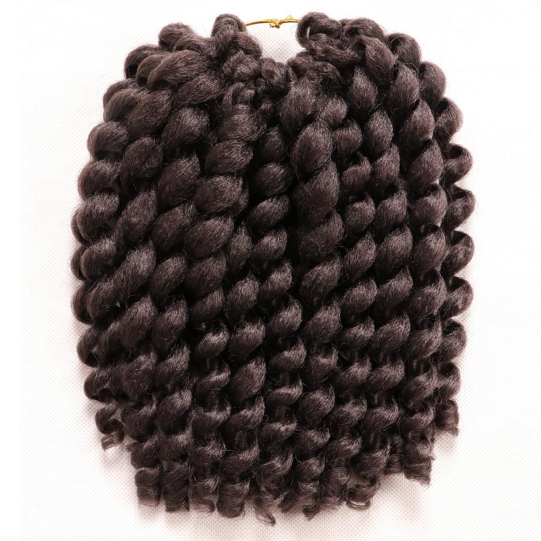 Kenkenten Jamaican Bounce Crochet Hair-4 Packs Deal 8 Inch 22Roots Jumpy Wand Curly Crochet Hair For Black Women(10 Inch 4Pack, #4)