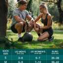 Mens Bamboo Viscose Crew Compression Running Socks Athletic Hiking Cushioned Wicking Anti-Blister Seamless (M)