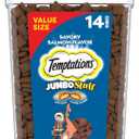 Temptations Jumbo Stuff Crunchy and Soft Cat Treats, Savory Salmon Flavor, 14 oz. Tub