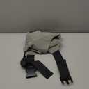 Inflatable Lumbar Pillow for Airplane Travel Lumbar Support Pillow for Office Chair/Car Seat Dual-Zone Adjustable Back Support for Reducing Lower Back Pain (White)