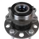 Autoround 512333 4WD/AWD Rear Wheel Bearing and Hub Assembly Compatible with Compass Patriot 20072017, Dodge Caliber 20072008 5 Lug