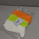 Women's Neon Scrunch Crew Socks 80s 90s Retro 3-Pack Cotton Stacked Boot Calf Cozy Ribbed Slouchy Socks Size 5-10 (1-white/Neon Green/Neon Orange)