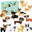 CiyvoLyeen Puppy Sewing Kit for Kids Fun Plush Toy Sewing for Girls & Boys DIY Felt Craft Gift Set Ages 7 8 9 10 11 12, Dog-12pPcs