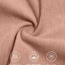 JEMLDL Men's Corduroy Shorts 5 Inch Inseam Drawstring Elastic Waist Lightweight Casual Summer Beach Shorts with Pocket (Pink, XL)