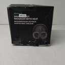 Nekteck Shiatsu Foot Massager with Heat, FSA Eligible Deep Kneading Therapy Air Compression, HSA Feet Massage Improve Blood Circulation Foot Wellness Soothing Pain Relief, Relax for Home Office Use (Gray, Regular)