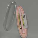 WRITECH Retractable Fountain Pen Set: Black Ink Fine Nib, 5 Refillable Ink Cartridges Included, No Leaking Smooth Writing for Calligraphy Journaling Gift (Pink)