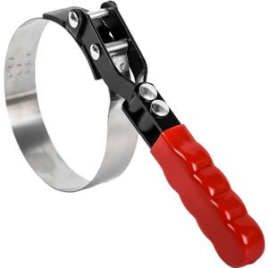 Anti-Slip Swivel Oil Filter Wrench, Oil Filter Removal Tool Small Size Oil Filter Swivel Wrench, Adjustable Oil Filter Wrench Fits Filters from 2-3/8" to 2-3/4" for Car