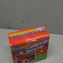 3 Floating Changing Color Light Up Bath Toy Car with Bath Book & Storage Bag, No Hole Realistic Car Bathtub Toys for Toddler Kid 18 month +, Bathroom Tub Pool Beach Swimming Party, Birthday Gift