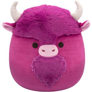 Squishmallows Original 12-Inch Dave Plum Bison - Official Jazwares Plush (Medium-Sized)