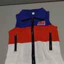 Toddler Baby Boy 4th of July Outfit American Flag Sleeveless Blue Red White Vest Zip Up Sweatshirt Jacket Cardigan (Blue, 18-24 Months)