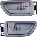 Gray Interior Door Handles for Toyota Sequoia 2001-2007,for Toyota Tundra 2004-2006 (Crew Cab Only), Front Rear Left Driver & Right Passenger 69205-0C030-B1,69206-0C030-B1