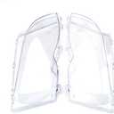 Car Headlight Cover, 1 Pair of Left and Right Side Clear Headlight Lens, 63126924043 63126924044 Compatible with 3 Series E46 4D 320i 325i 325xi 330i 330xi 2002 2003 2004 2005