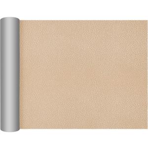 DXBULL Large Leather Repair Patch 35.4x78.7 inch Repair Tape Self-Adhesive for Furniture Sofas Car Seats Chair Couches Handbags Jackets Decorative Home Hotel Wall (Light Khaki)
