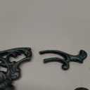 Sungmor Large & Loud Farmhouse Dinner Bell Outside Wall Mounted Electroless Doorbell, Front Door Shop Entrance Porch Antique Decorative Hanging Bell, Indoor Outdoor Pretty Wall Ornamental Hand Bell (Shape D - Arabesque)