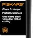 Fiskars 28" Chopping Axe, Ultra-Sharp Blade for Kindling with Ease, Weight Balanced, Garden and Outdoor Gear, 3.5 pounds, Black