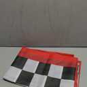 7x5ft Car Black White Grid Red Birthday Themed Backdrops Racing Flag Red Photo Backgrounds for Photography Happy Birthday Party Banner Photo Booth Props