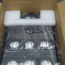 Ofuray Of-5000W Solar Street Lights Outdoor  Super Flood Lighting 60LED, Lights up 2,200 sq.ft with Motion Sensor, 18Ah Power Solar Panel, IP67 Dusk to Dawn Security Commercial for Yard, Parking Lot