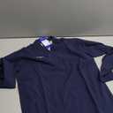 Mizuno boys Youth Gametime Long Sleeve Hitting Jacket (Large, Navy)