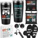Gamer Gifts for Men Boyfriend Dad Brother Fathers Day, 2026 Graduation Gift for Son, Gaming Accessories for Room, Gaming Stuff - Gamer Gift Set Box