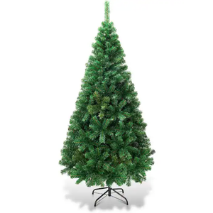 5 ft. Green PVC Hinged Xmas Pine Artificial Christmas Tree