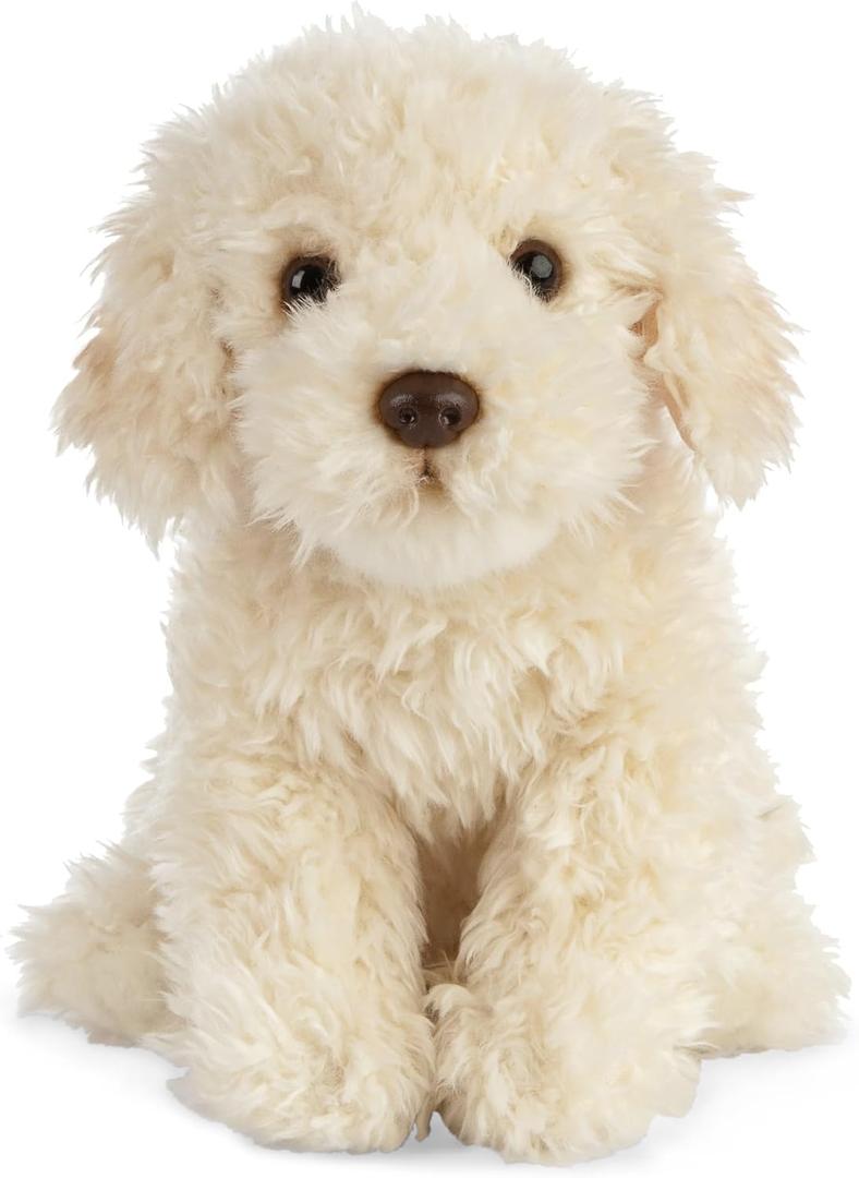 Living Nature Labradoodle Stuffed Animal | Fluffy Dog Animal | Soft Toy for Kids | 10 Inches