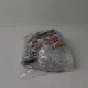 Yimobra Bathroom Rugs Mat, Extra Soft Comfortable Bath Rugs, Non-Slip, Water Absorbent and Thick Bathroom Floor Mats, Machine Washine, Shaggy Rugs for Shower Bathtubs, 24" x 20", Grey&White