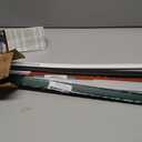 Slatwall Insert Plastic Snap in Black 4 Feet Long