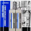 Tombow 67304 Mono Sand Eraser, 2-Pack. Silica Eraser Designed to Remove Colored Pencil and Ink Markings