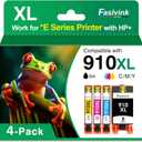 910XL Ink Cartridges Replacement for HP 910XL Ink Cartridges Combo Pack for HP Office Jet Pro 8025e 8015e 8028e 8035e 8020 8015 8028 8025 8035 Printers