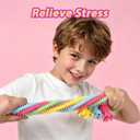 24 Packs Unicorn Dinosaur Stretchy Strings Fidget Toys, Exchange Valentines Gifts for Kids Classroom School Boys Girls Prizes Party Favors