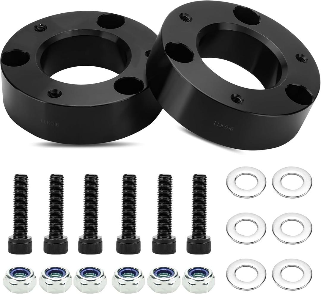 2PC 2" Front Leveling Lift for 2007-2013 Chevy Avalanche, 2007-2022 Chevy Silverado, GMC Sierra 1500, 2 inch Suspension Strut Spacers Lift Kits for 2007-2014 Chevy Suburban, GMC Yukon XL 1500