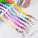 Korty 24pcs Cruise Lanyards for ID Badges Gradient Design | Lanyards for Cruise with Swivel Hook Clips for Name Tag Holder Ship Cards Carnival Sail Keys