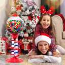 Playo Big Light and Sound Spiral Gumball Bank - 21" - Gumballs Included - Kids Twirling Style Candy Dispenser - Birthday Parties, Novelties, Party Favors and Supplies (Blue), Small