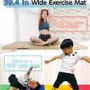 KaRaDaStyle Gymnastics Mat Folding Stretch Mats 71"x39"x2" Exercise Muscle Training Children Play Horizontal Bar Mat Yoga Sports Soundproof Home Use