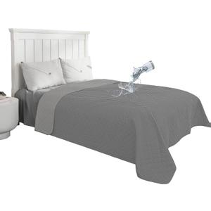 Easy-Going 100% Waterproof Dog Bed Cover Reversible Leak Proof Couch Cover Washable Sofa Cover Furniture Protector Blanket for Pets Kids Children Dog Cat (96x90 Inch, Gray/Light Gray)