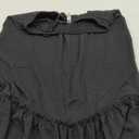 High Waist Tiered Skirts for Women Flowy Skirts for Women Below Knee with Pockets 2025 Fashion Trendy, Size L