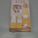 2 in 1 Olive Oil Sprayer for Cooking, Light-Blocking Olive Oil Dispenser Bottle for KitchenSpray and Pour, 16oz/470ml Dark Amber Glass Bottle, Upgraded ABS Black Cap Oil Mister for Air Fryer