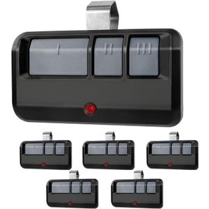 893MAX Garage Door Opener Remote, for LiftMaster/Chamberlain/Craftsman Garage Door Opener, Replaces 893LM G953EV-P2 371LM 373LM 890MAX 971LM 973LM5 Pack (Black)