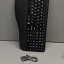 Large Print Backlit Wireless Keyboard  Silent Keyboards with Wrist Rest, 7-Color Light up, Quiet Low Profile Keys, 2.4G Wireless Rechargeable Full Size Keypad for Computer Laptop Windows Mac, Black