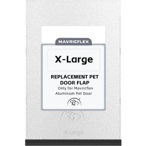 Mavricflex Replacement Pet Door Flap, Easy to Install, Only Compatible with Aluminum Weather Dog Doors for Dogs (XL-13 4/5 * 24)